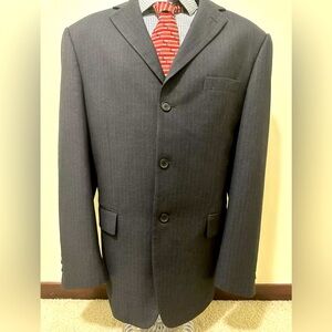 Giorgio Armani Men’s Wool & Cashmere Blend Blazer - Size 44 Classy Black Jacket